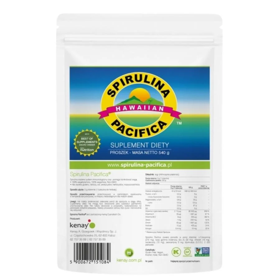 Kenay Spirulina pacifica prášek 540 g