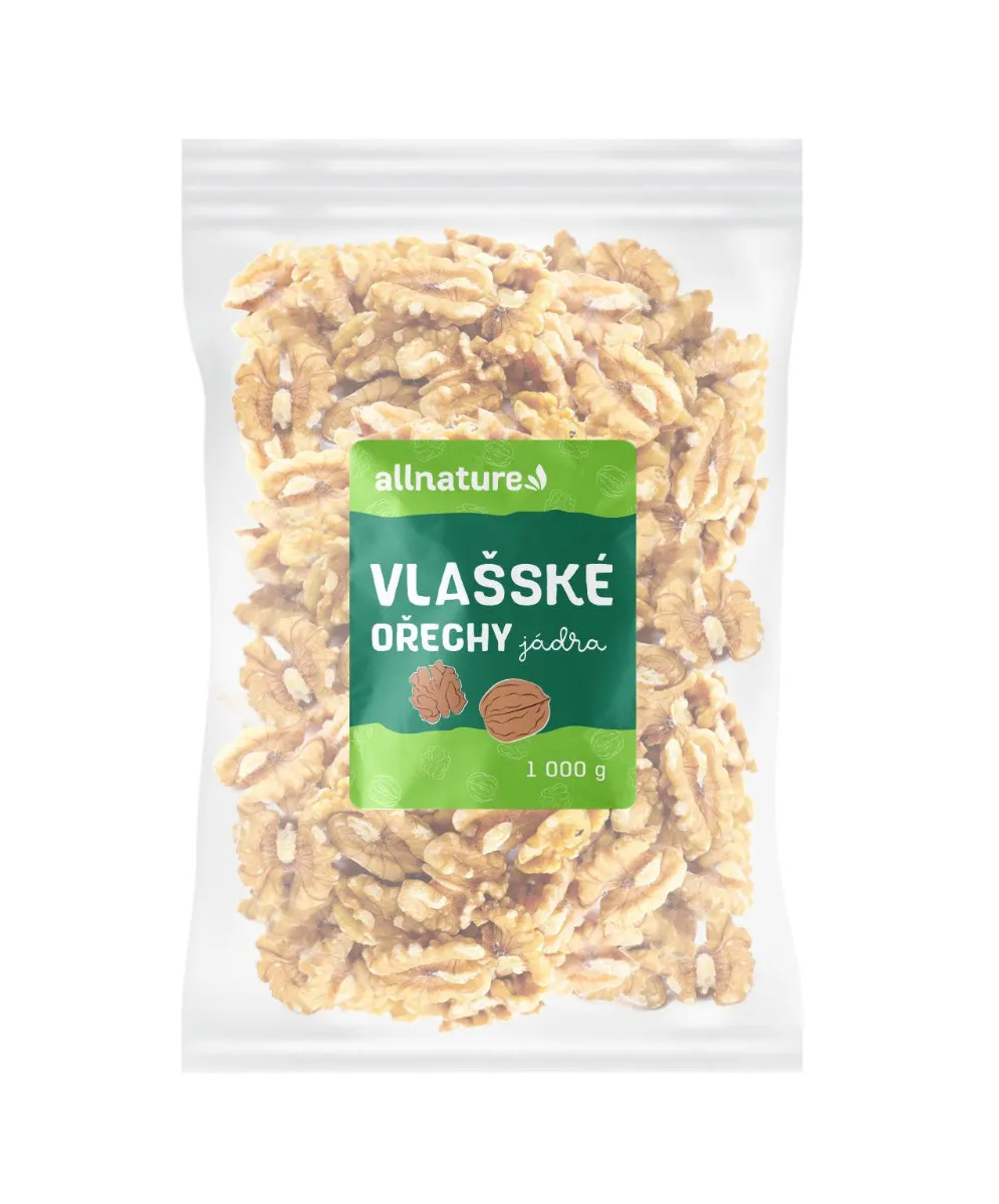 Allnature Vlašské ořechy jádra 1000 g