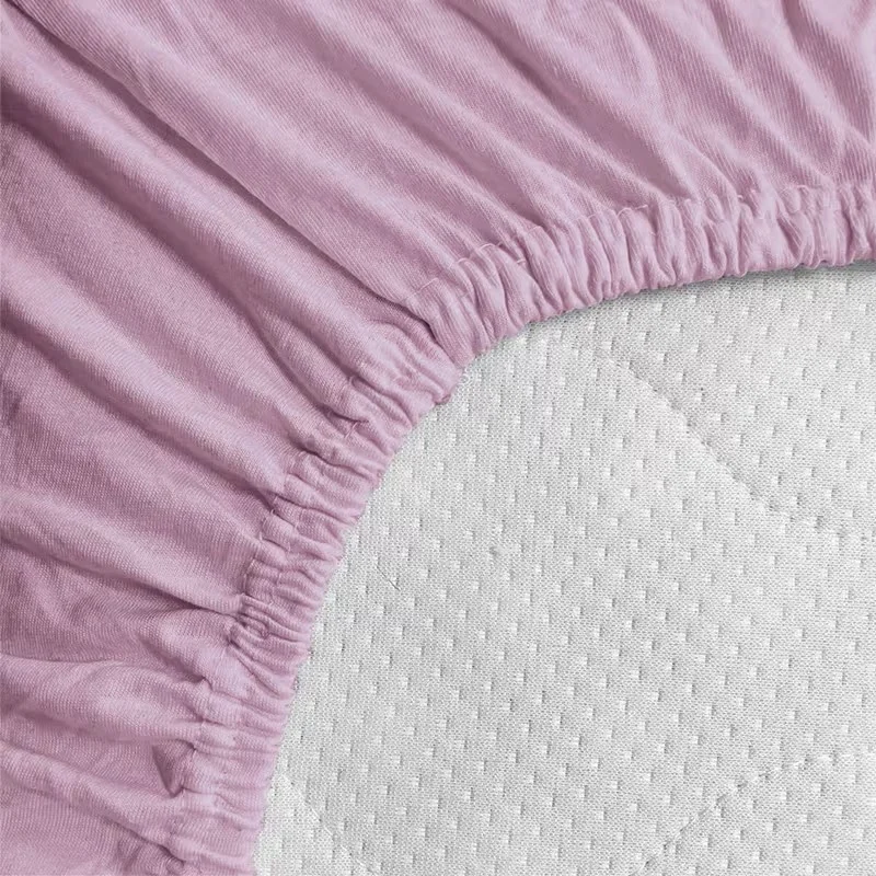 Povlečeme vše Prostěradlo Jersey Lux 90x200 cm světle fialová
