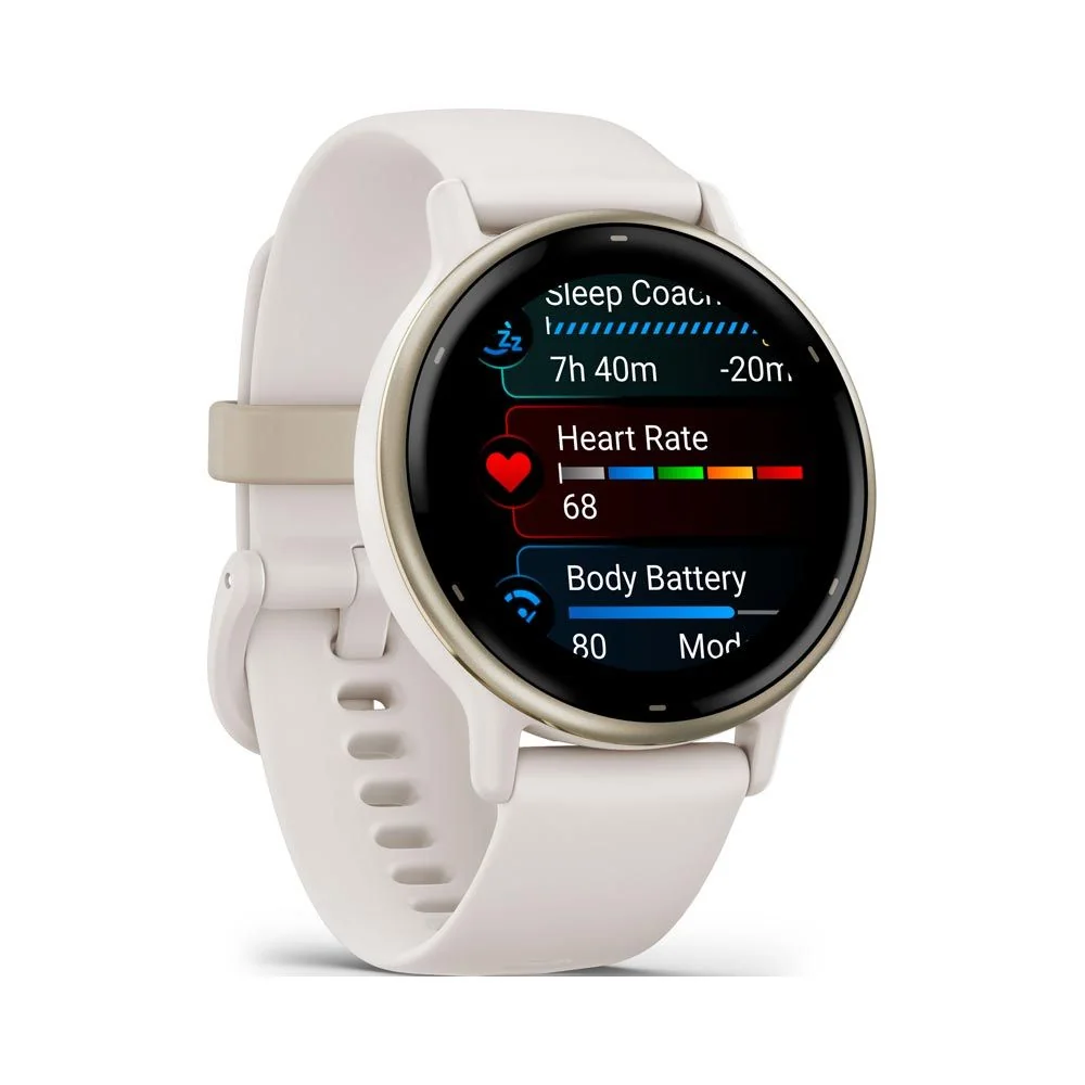 Garmin Vivoactive 5 chytré hodinky Ivory/Cream Gold