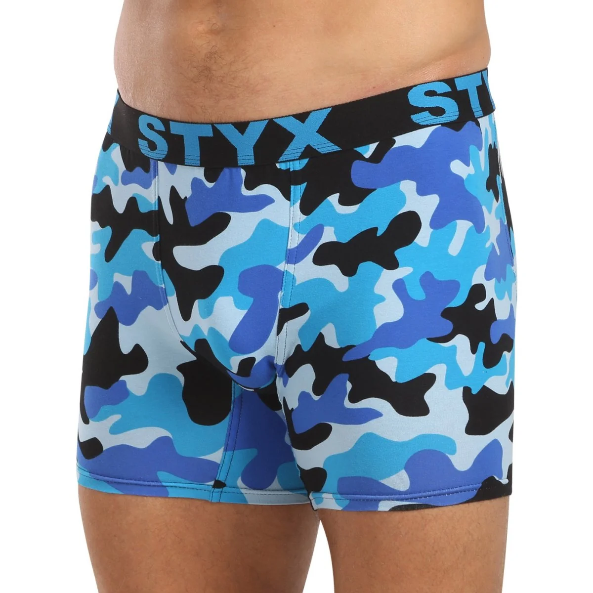 Styx 3PACK pánské boxerky long art sportovní guma vícebarevné (3UN15780) L