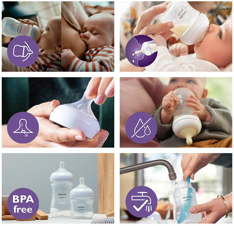 Philips Avent Natural Response 4 Savička rychlý průtok 3m+ 2 ks