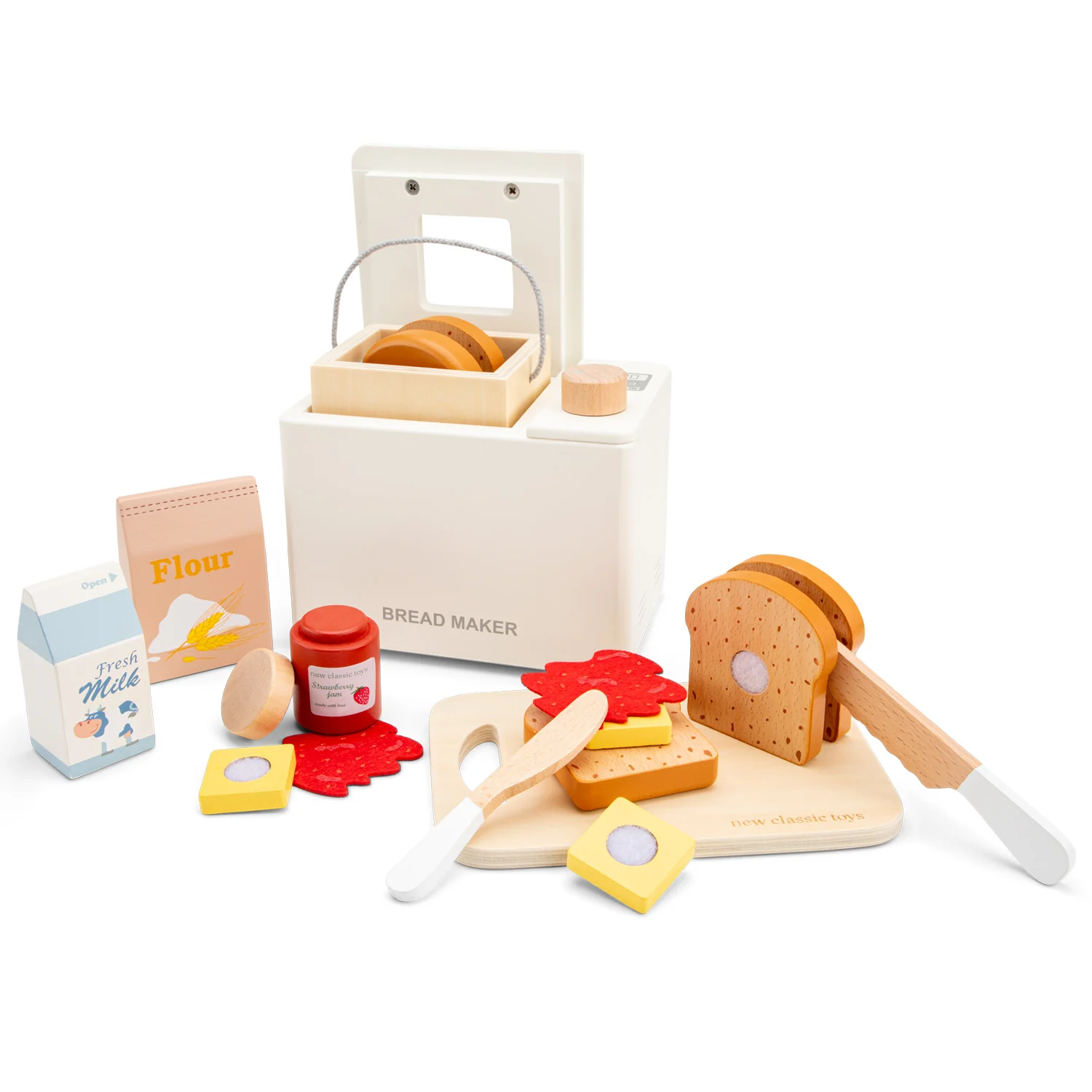 New Classic Toys Dřevěná pekárna na chleba s doplňky