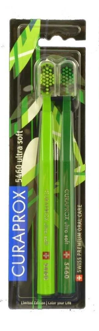 Curaprox CS 5460 Ultrasoft Green edition zubní kartáček 2 ks