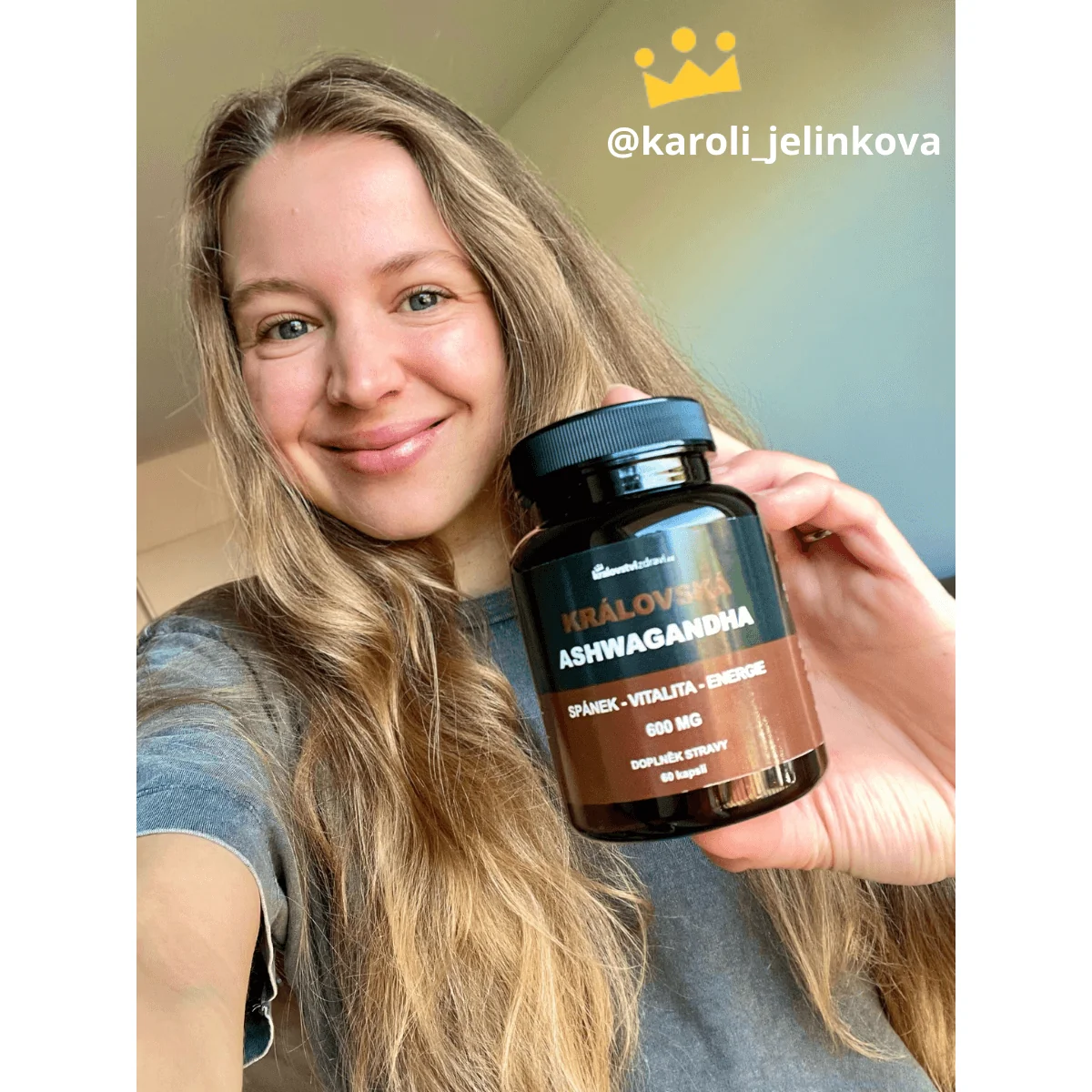 Království zdraví 2+1 Královská Ashwagandha 600 mg, extrakt z Ašvagandy