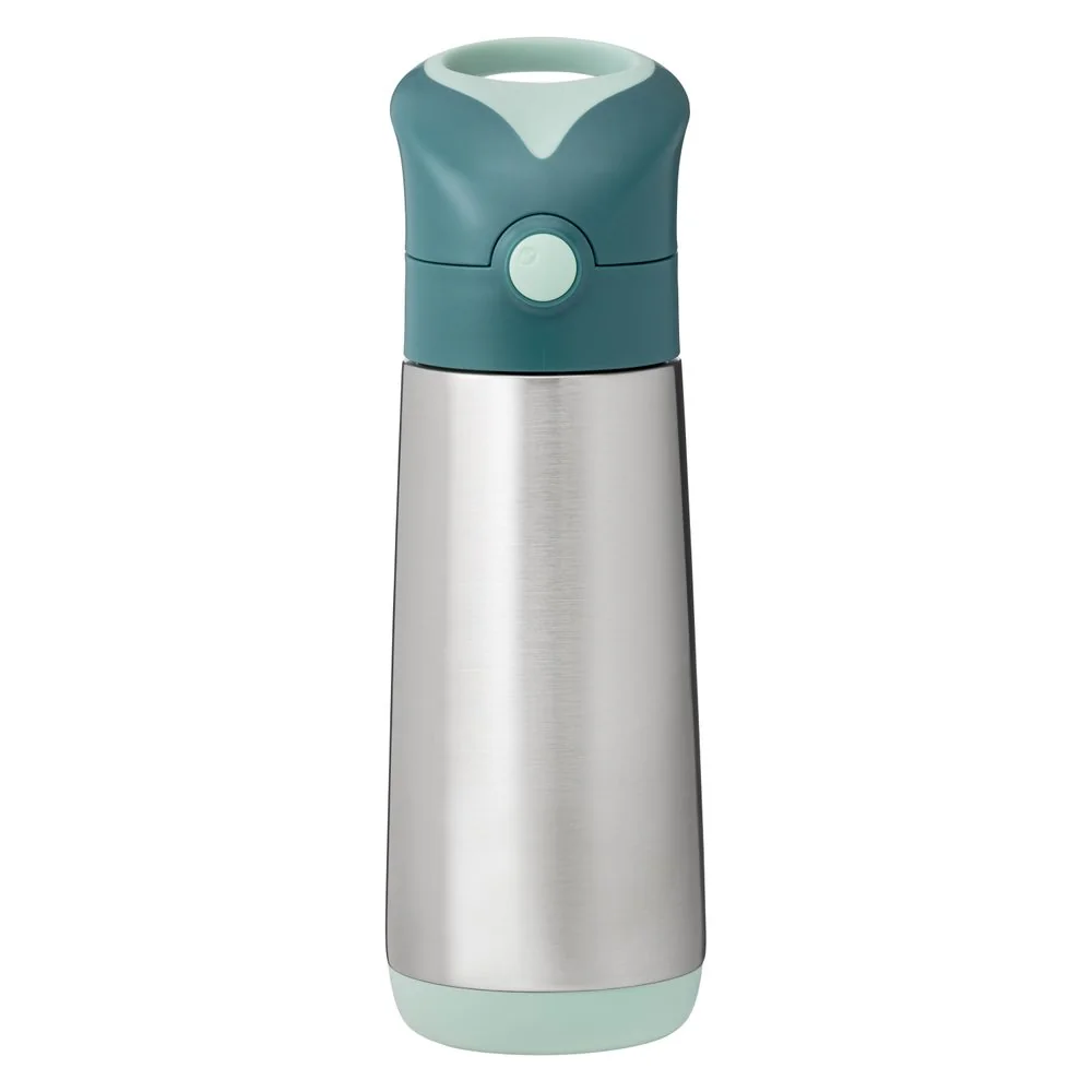 B.BOX Termoska na pití s brčkem 500 ml - emerald forest