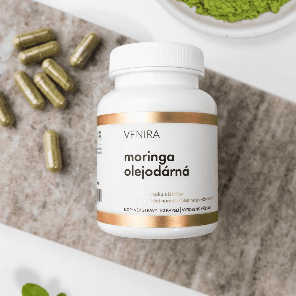Venira Moringa olejodárná 80 kapslí