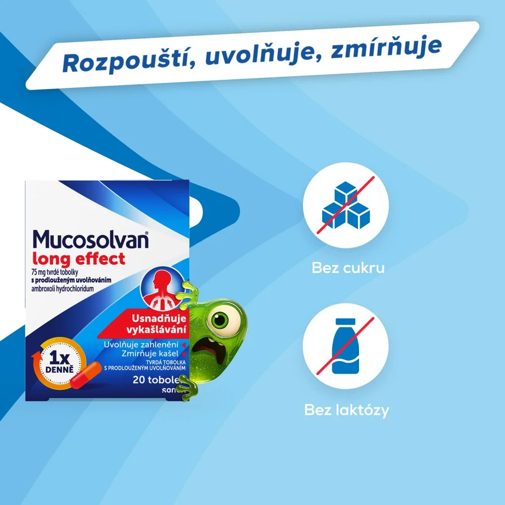 Mucosolvan Long Effect 75 mg 20 tobolek