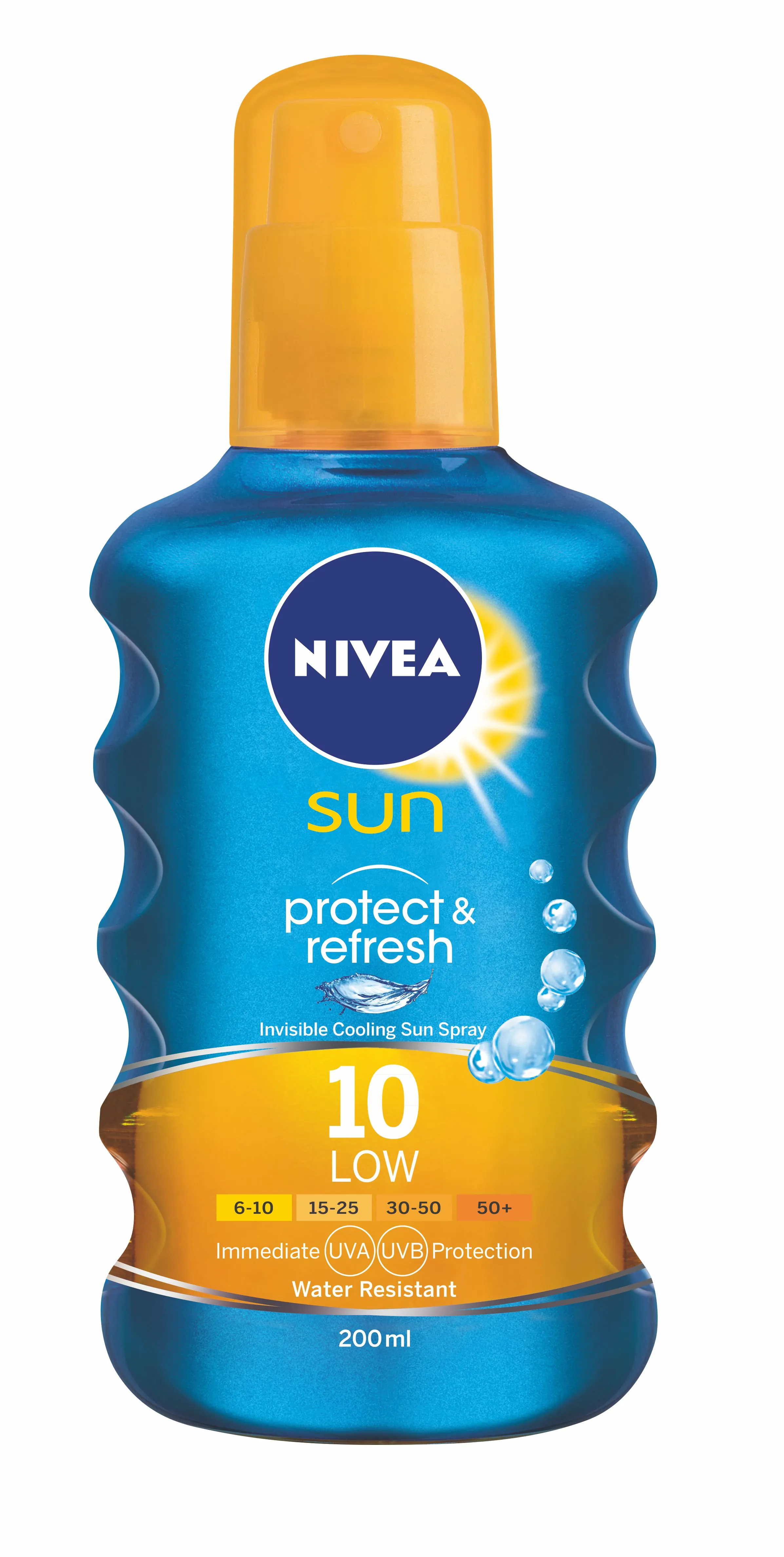 NIVEA SUN Neviditelný sprej na opalování Protect&Refresh OF10 200ml
