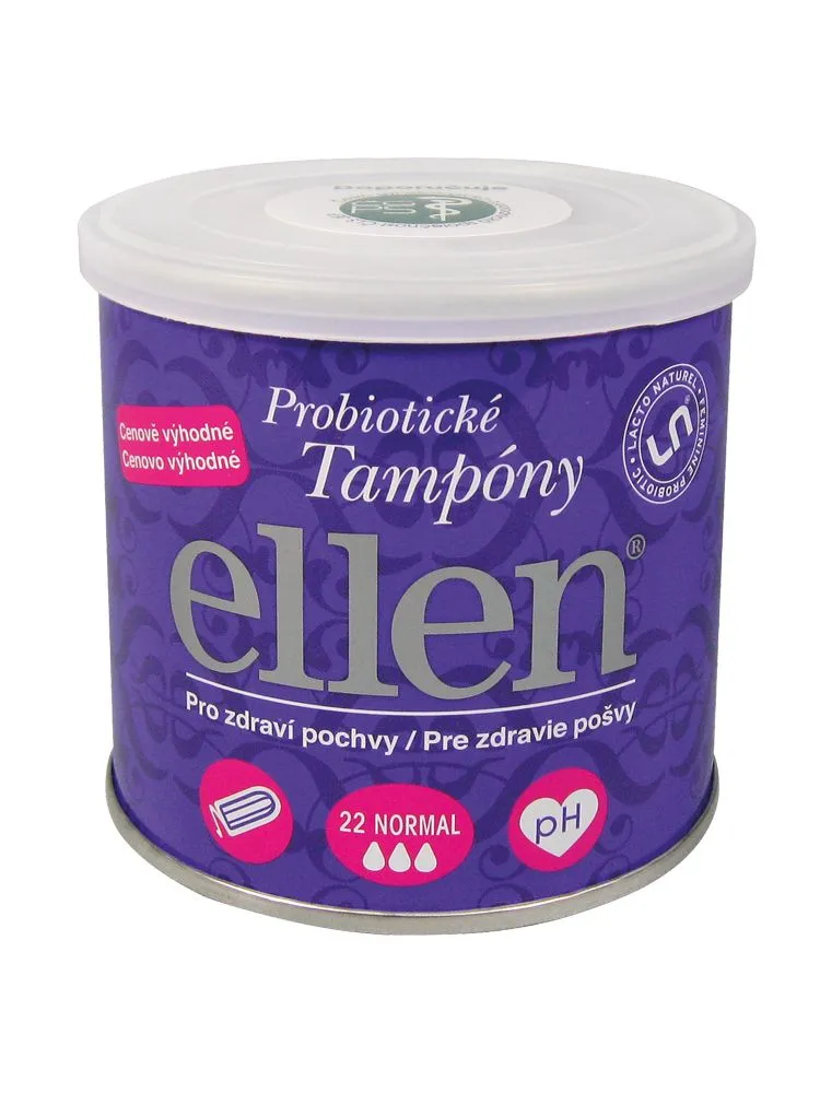 Ellen Probiotické tampóny ECO normal 22 ks