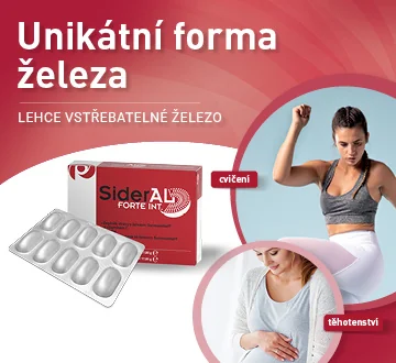 Unikátní forma železa. SIDERAL Forte 30 mg Unikátní forma železa. SIDERAL Forte 30 mg
