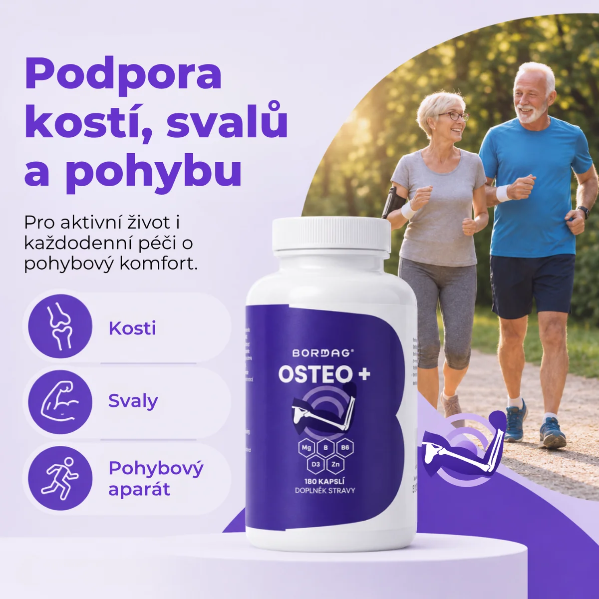 BORMAG Osteo+ komplex s bórem 180 kapslí
