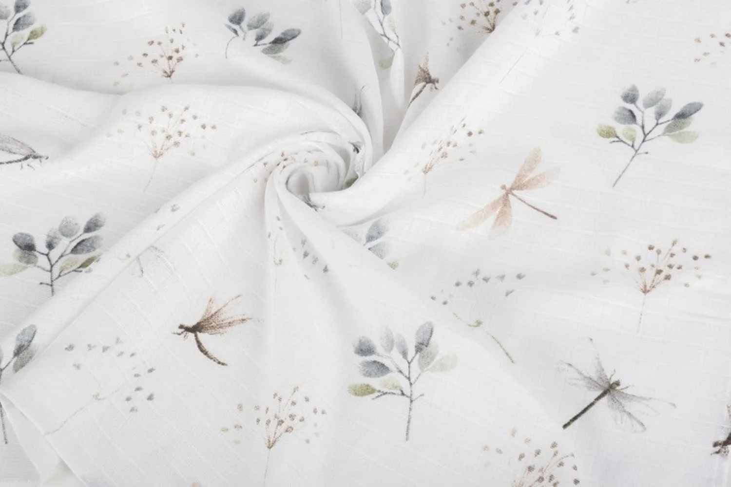 SENSILLO Tetra pleny Basic 70×80 cm Floral grey - sada 5 ks, 100% bavlna
