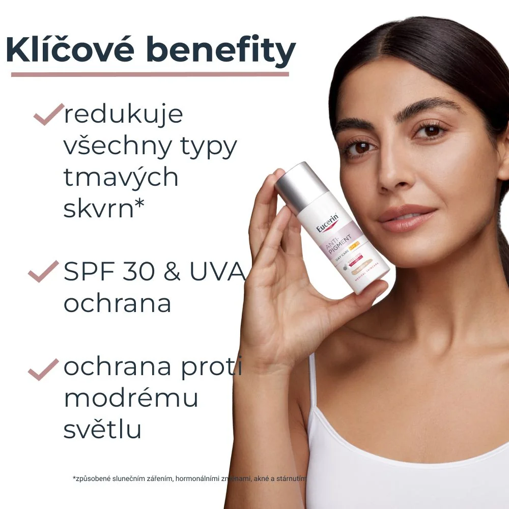 Eucerin AntiPigment SPF30 tónovaný denní krém středně tmavý 50 ml