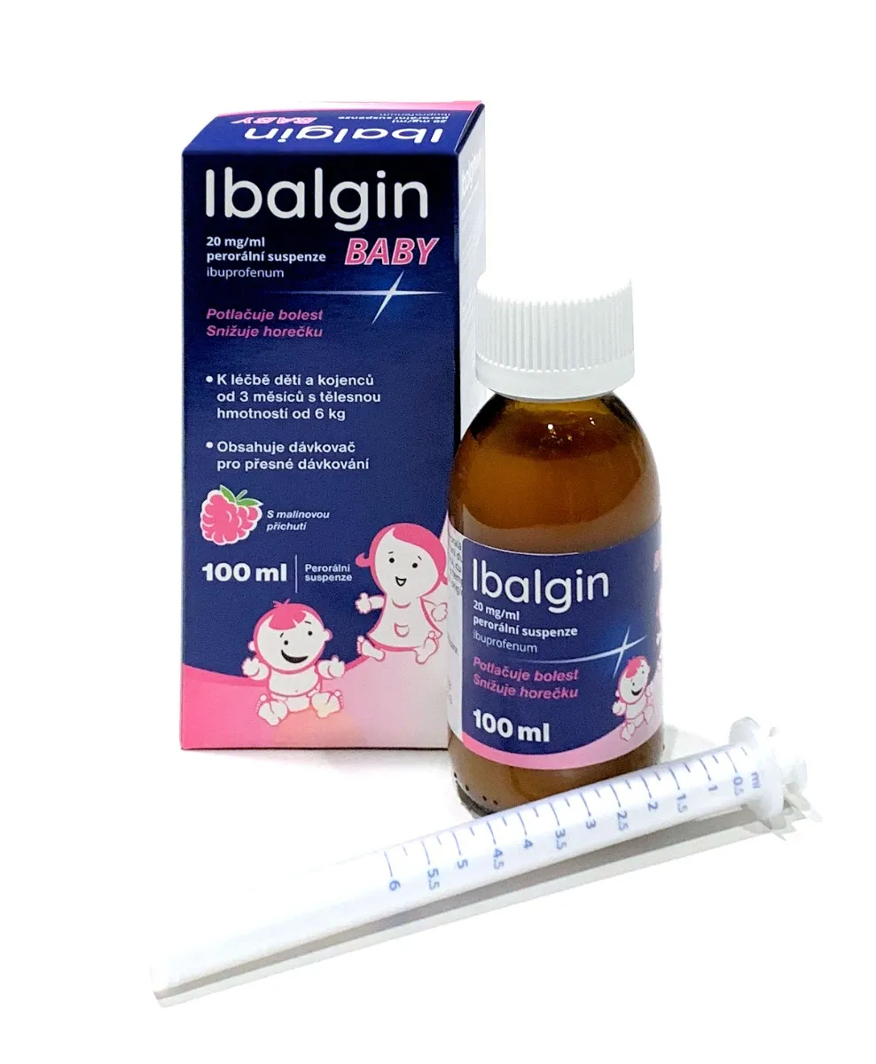 Ibalgin Baby 20 mg/ml suspenze 100 ml