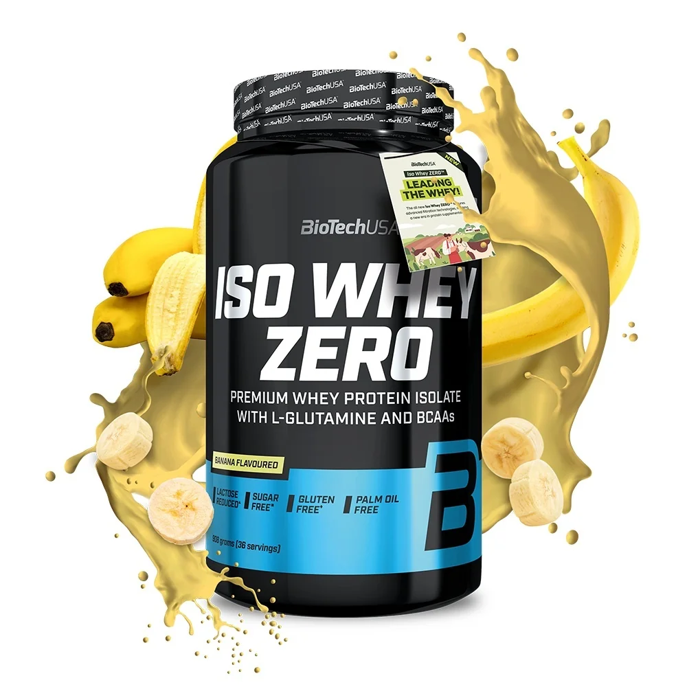 BioTech USA Iso Whey Zero banán 908 g