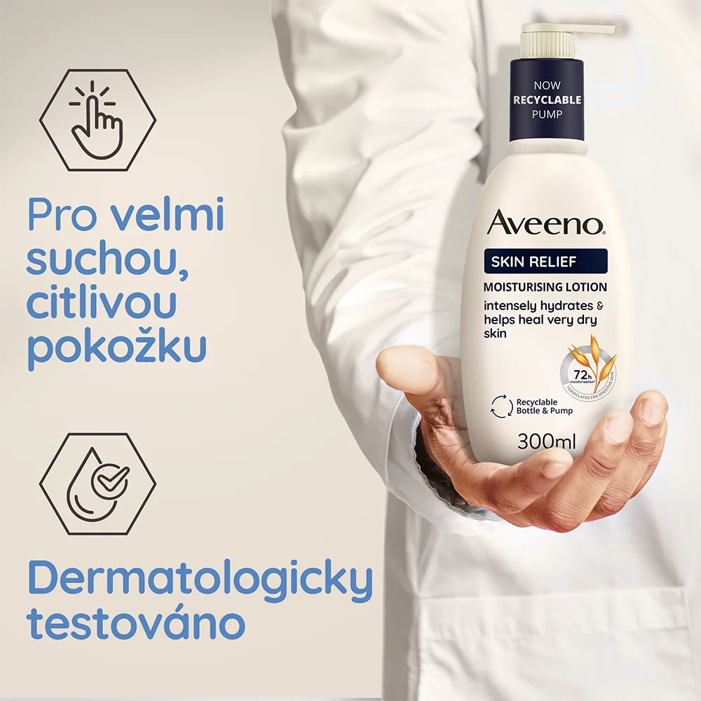 Aveeno Skin Relief Tělové mléko 300 ml