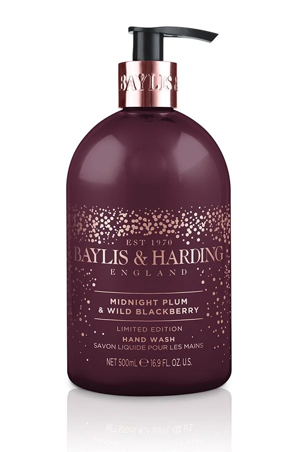 Baylis & Harding Švestka a Ostružiny vánoční tekuté mýdlo 500 ml