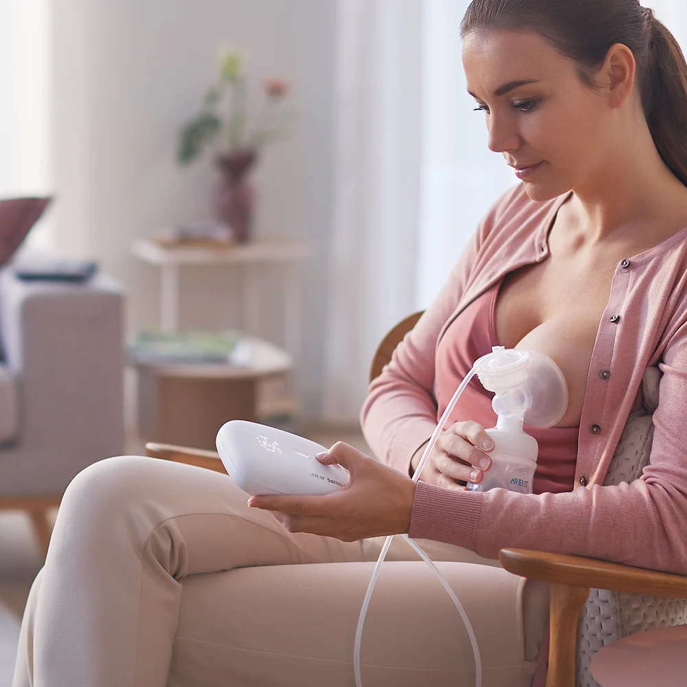 Philips Avent Odsávačka mateřského mléka Natural elektronická Premium dobíjecí