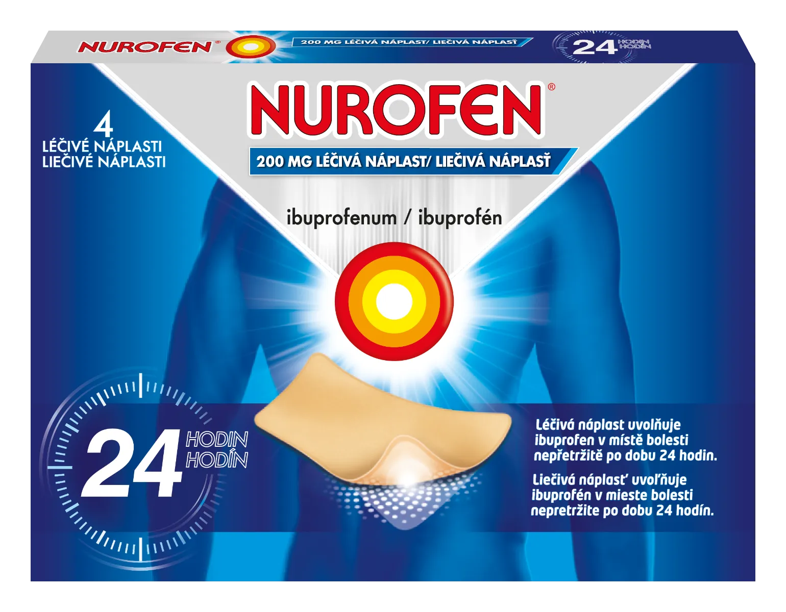 Nurofen 200 mg léčivá náplast 4 ks