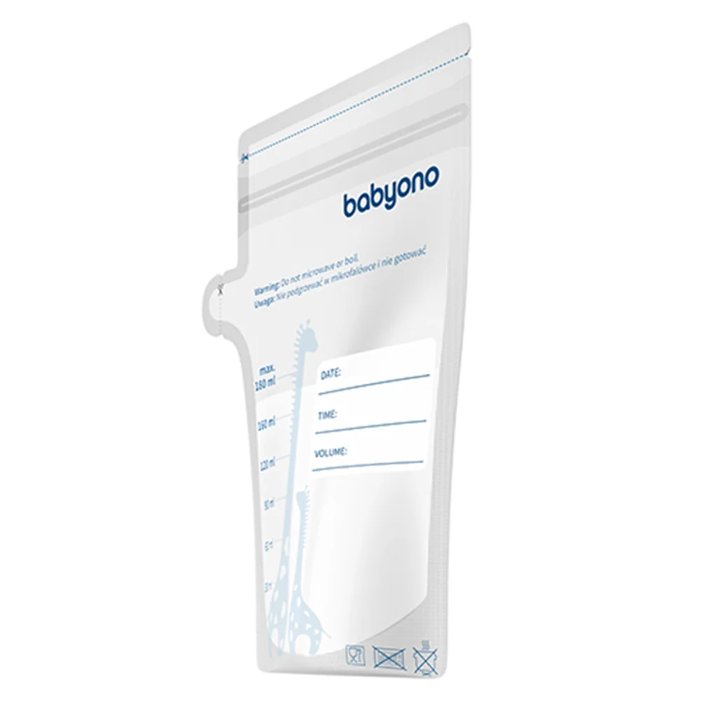 Babyono Sáčky na mateřské mléko 180 ml 30 ks