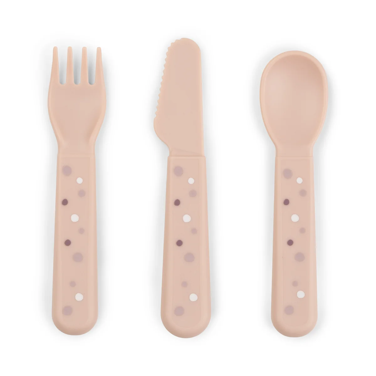 Done by Deer příborový set Foodie Happy dots, růžový