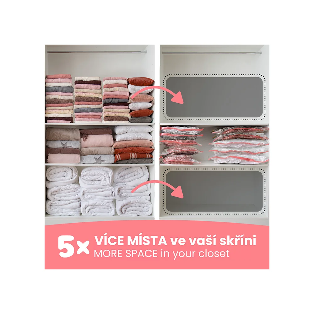 Compactor Bag Aspispace M 70 litrů vakuové pytle 10 ks