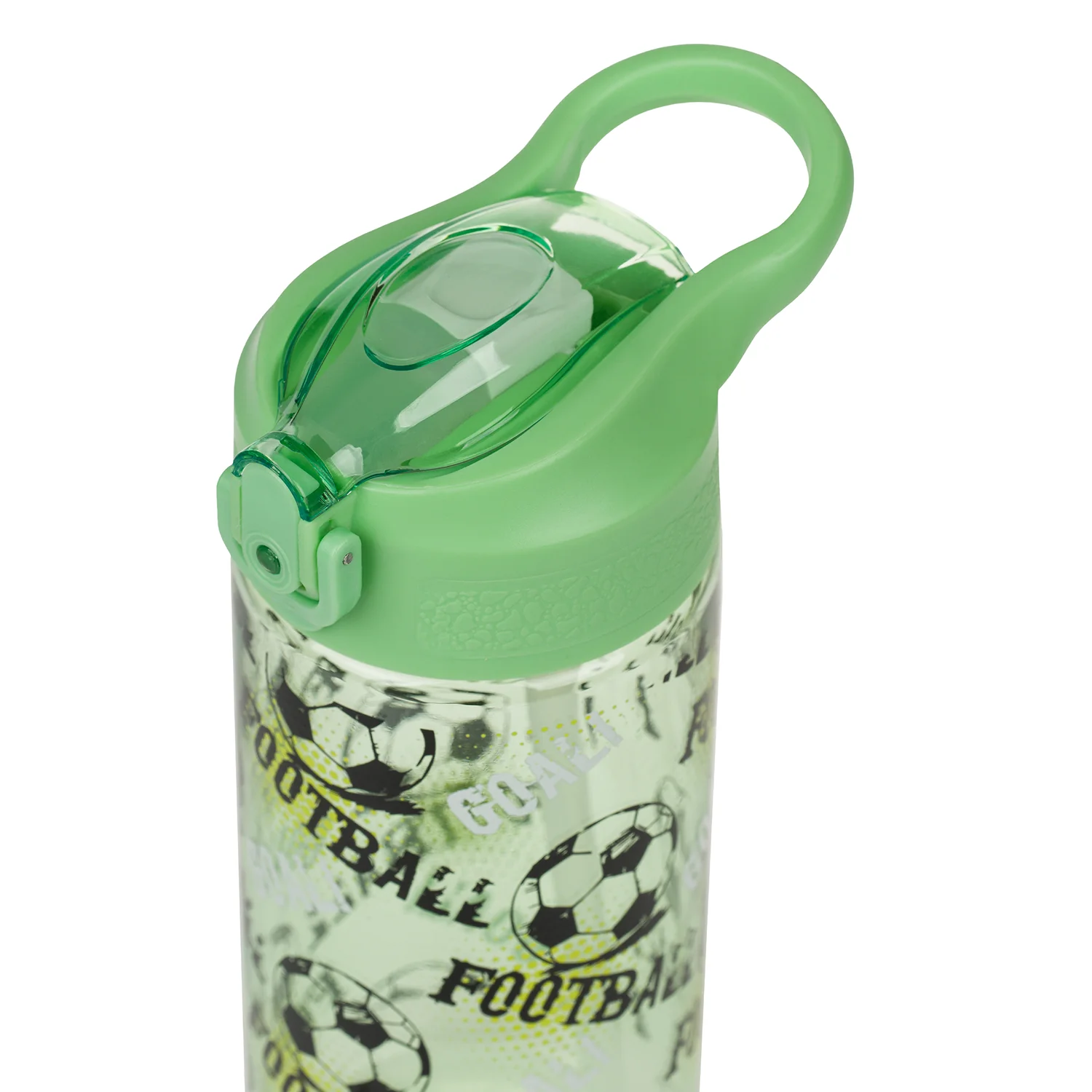 Baagl Tritanová láhev na pití s brčkem Fotbal, 500 ml