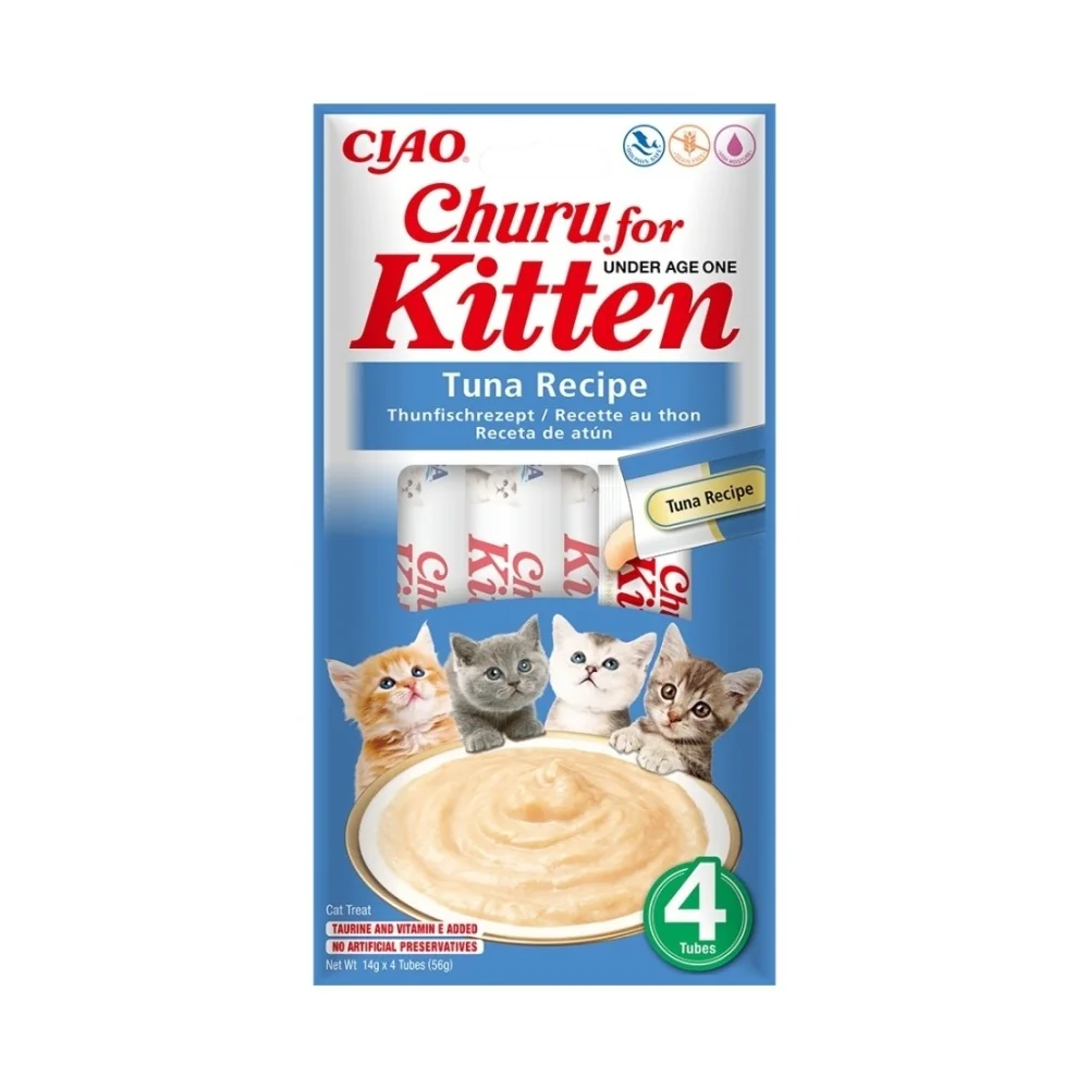 Ciao Churu cat snack Kitten tuňák 4x14 g