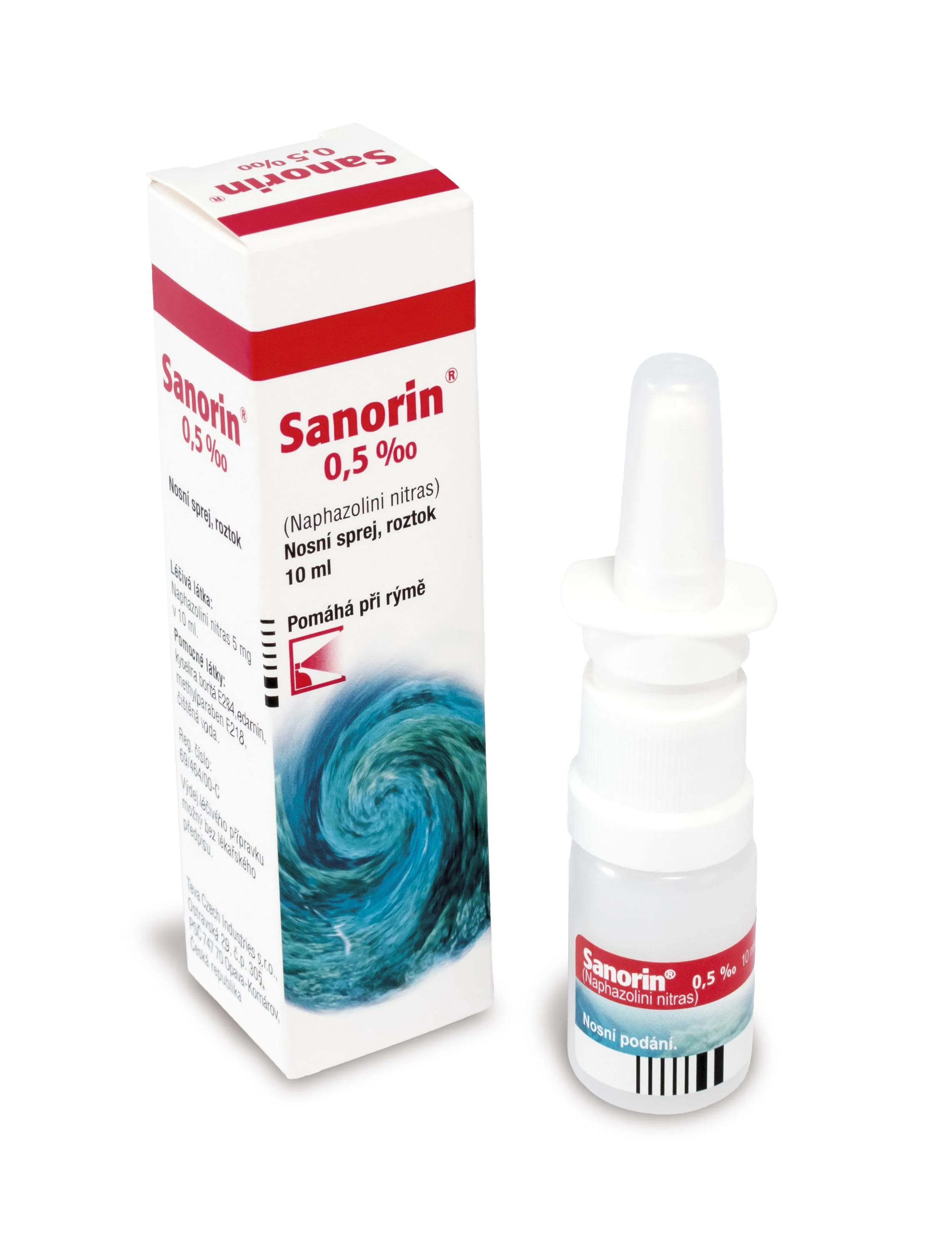 Sanorin Nosní sprej 0,5‰ roztok 10 ml