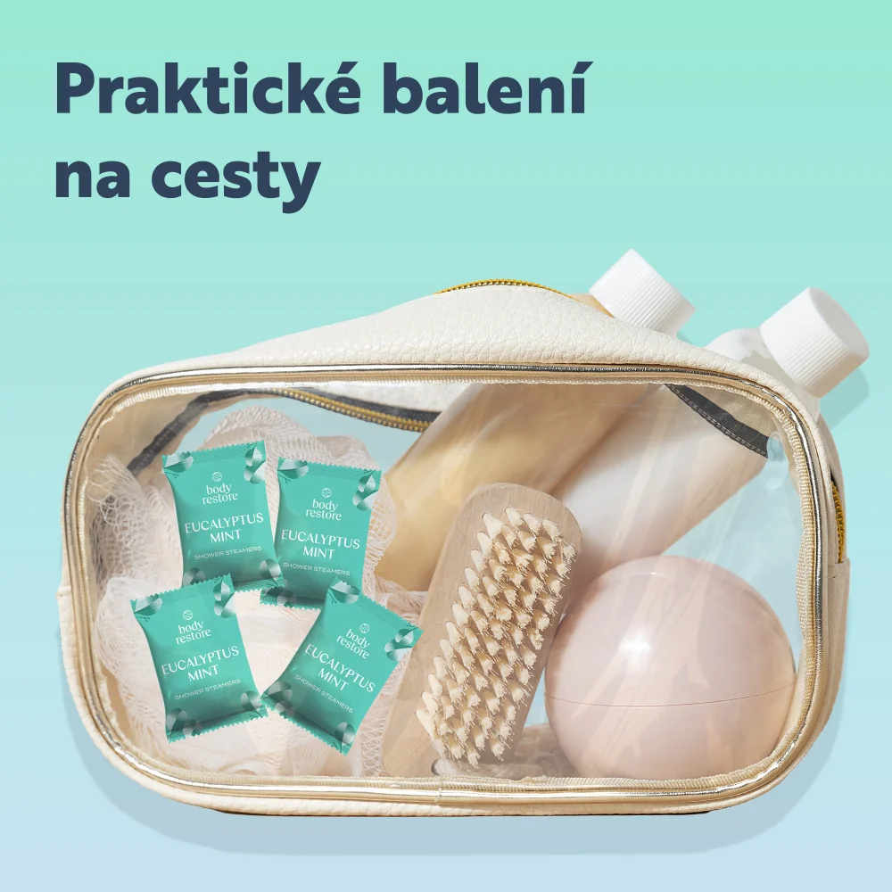 Body Restore Aromatické tablety do sprchy eukalyptus a máta 15 ks