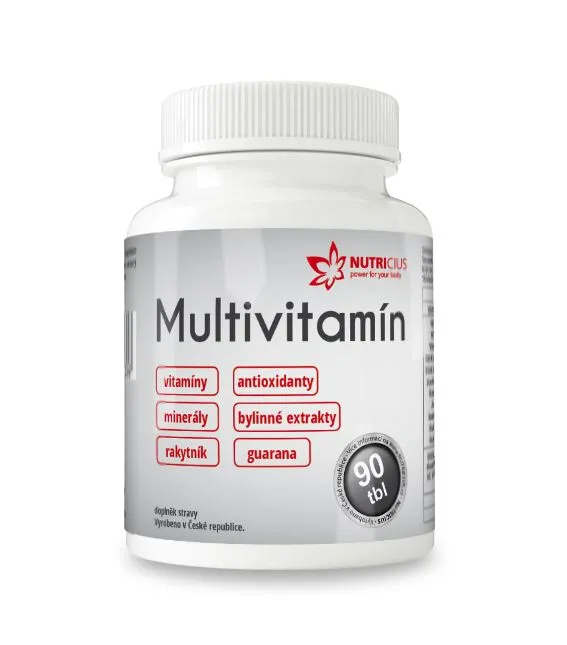 Nutricius Multivitamín rakytník a guarana 90 tablet