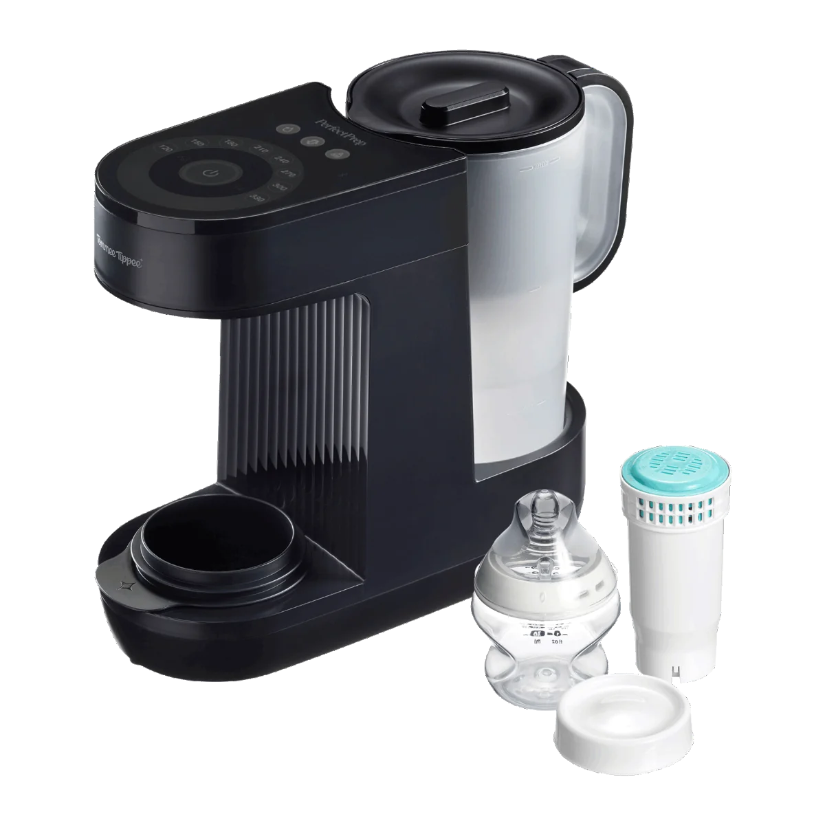 Tommee Tippee Perfect Prep přístroj na přípravu kojeneckého mléka černý