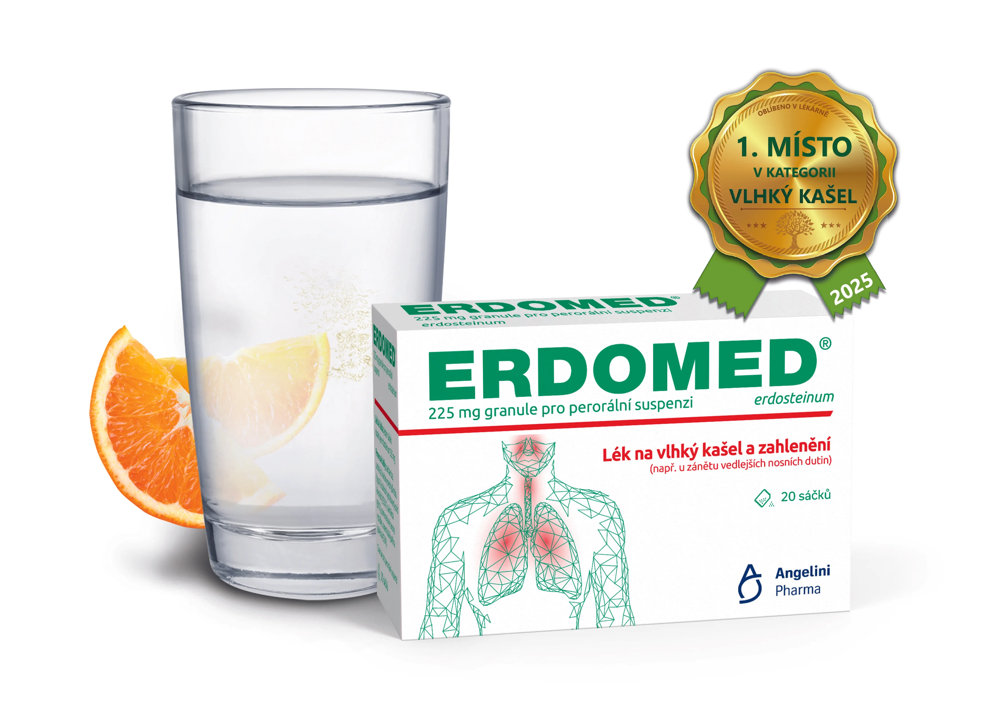 Proč mít Erdomed 225 mg v domácí lékárničce