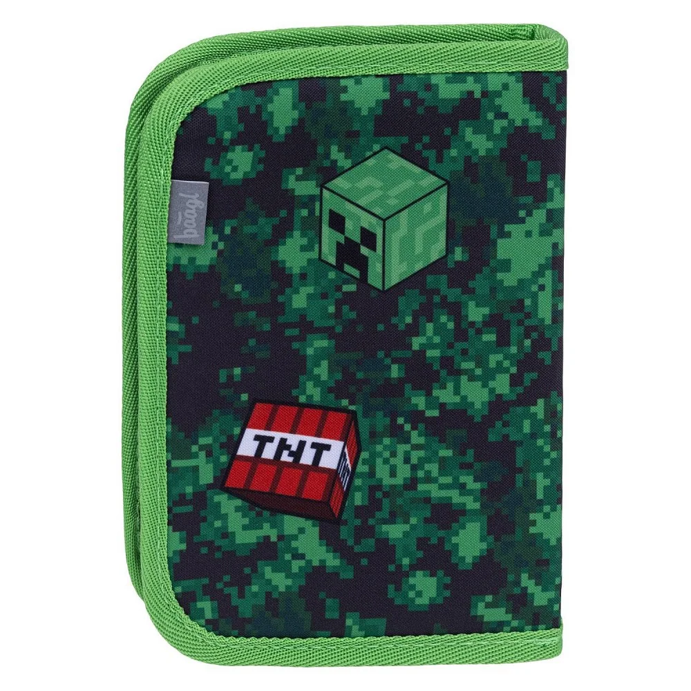 Baagl Školní penál jednopatrový Minecraft Boom