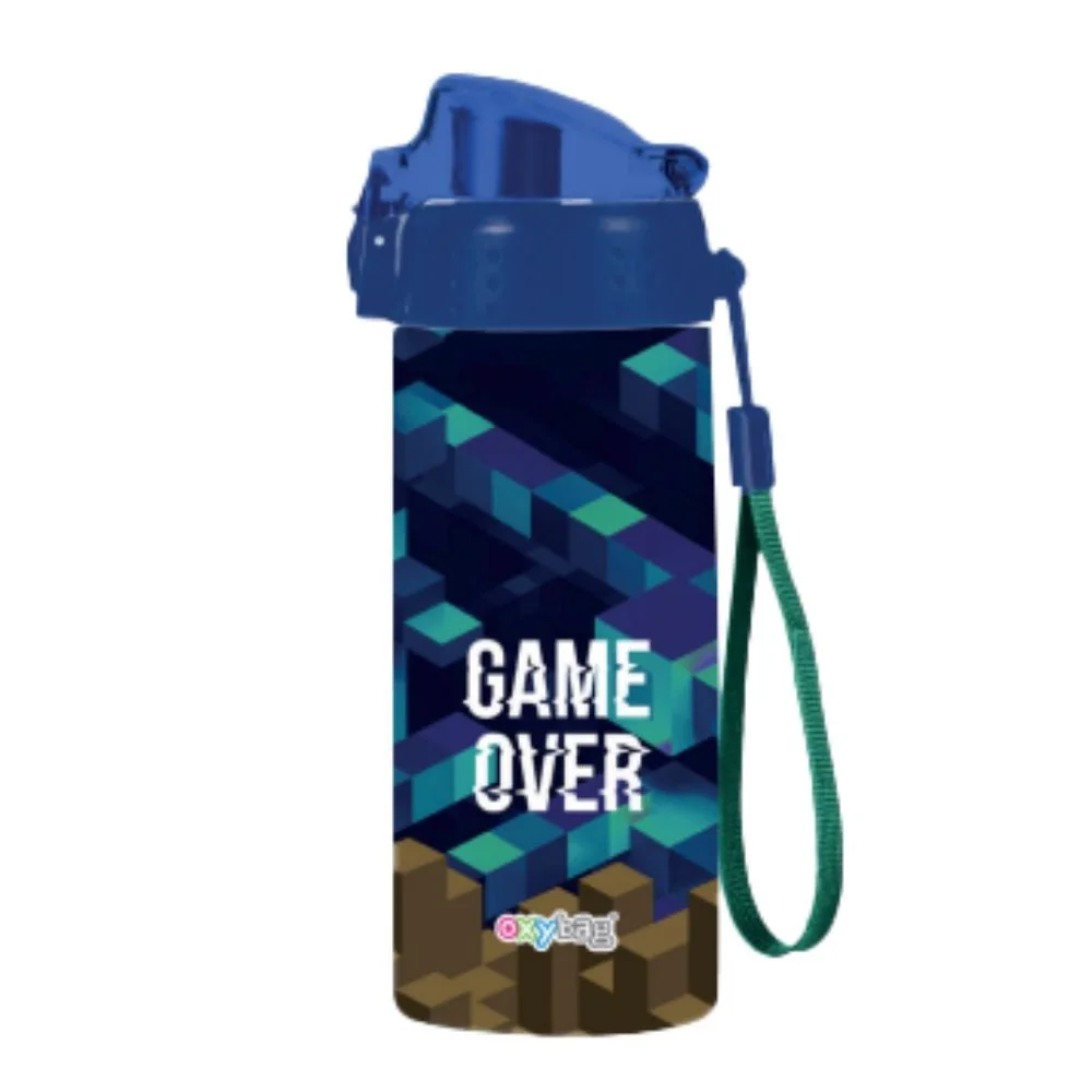 Oxybag OXY CLiCK - láhev na pití Game Over, 600 ml