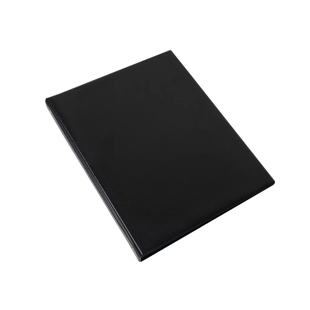 Karton P+P Karis blok bez registru A4, PVC, 4kroužkový, 100 listů, černý
