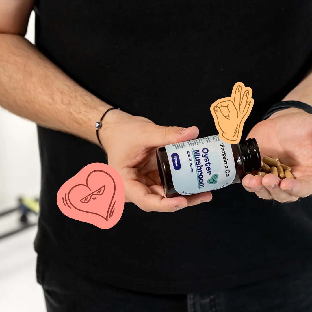 Protein a Co Hlíva ústřičná – 90 kapslí
