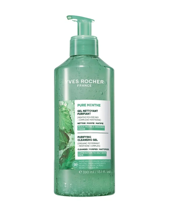 Yves Rocher Pure Menthe Hloubkově čisticí gel 390 ml