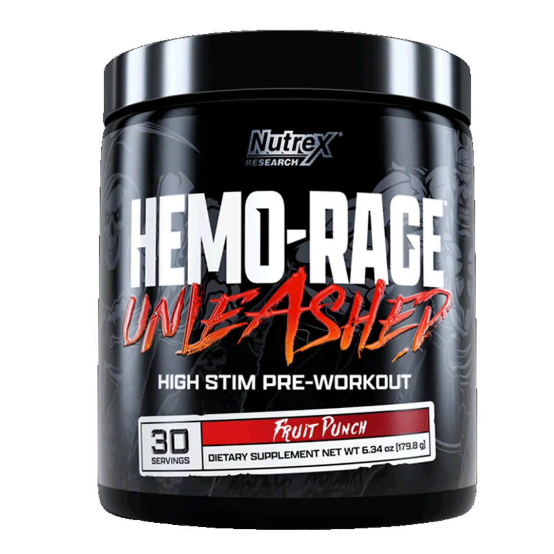 Nutrex Hemo-Rage Unleashed 179,8g - ovocný punč