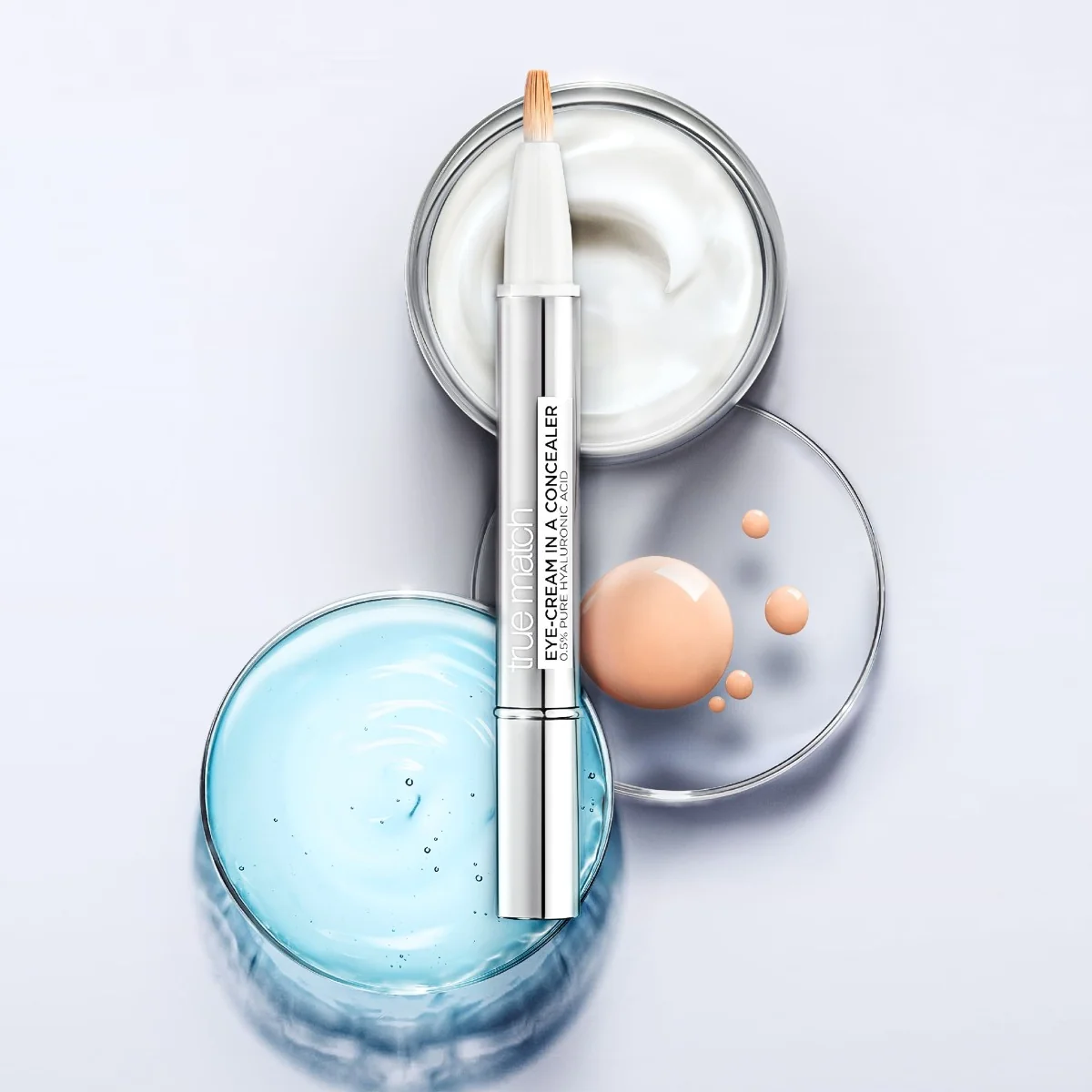Loréal Paris True Match odstín 1-2.R/1-2.C Rose Porcelain oční krém v korektoru 2 ml