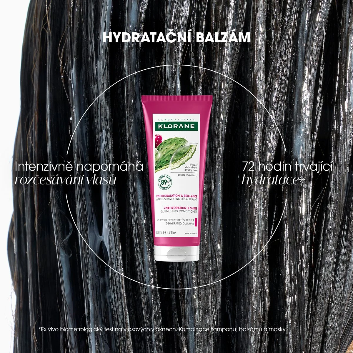 KLORANE Hydratační balzám s opuncií 200 ml