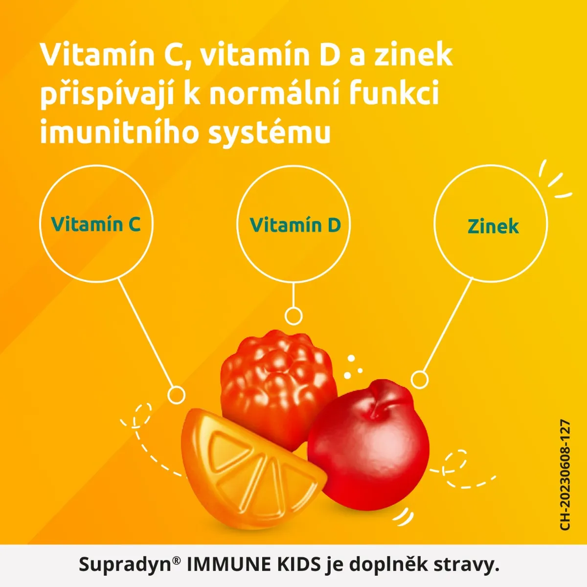 Supradyn Immune Kids želé 100 ks