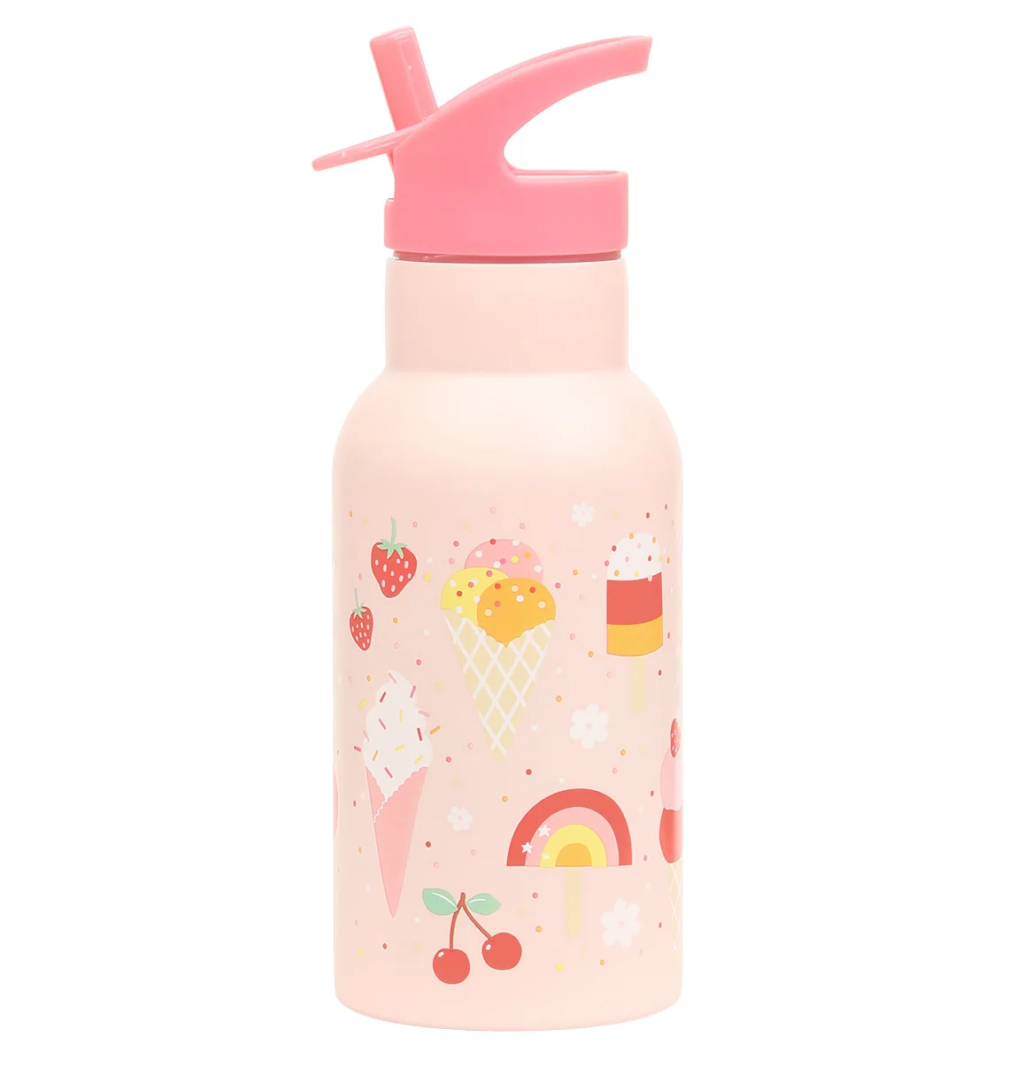 A Little Lovely Company nerezová lahev na pití, 350 ml - zmrzlina
