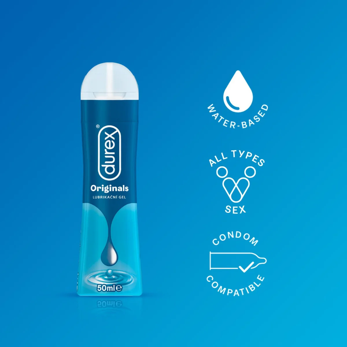 Durex Originals lubrikační gel 50 ml