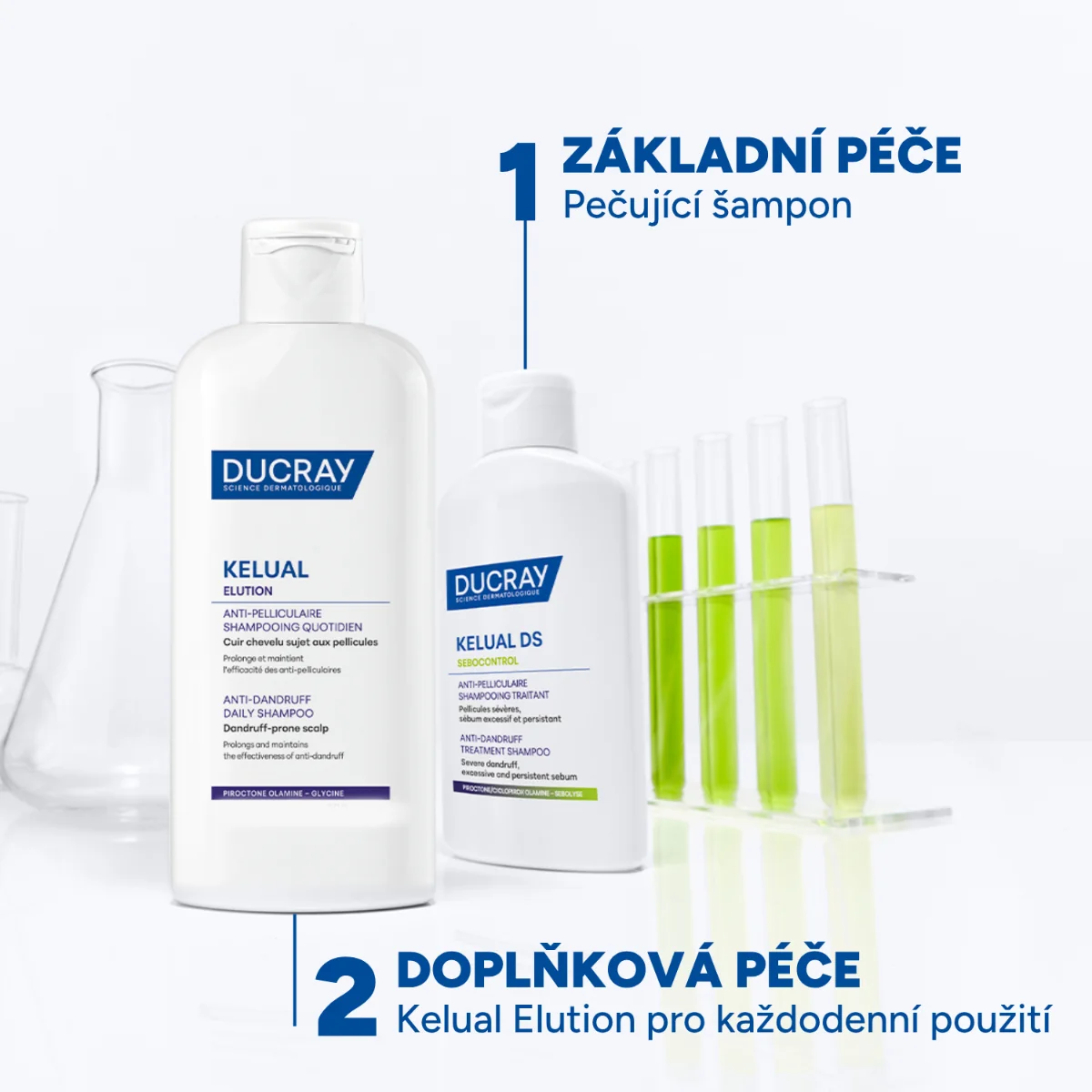 Ducray Kelual DS Sebocontrol šampon proti lupům 100 ml