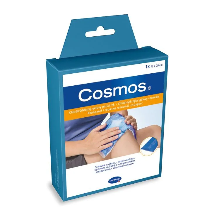 COSMOS chladivý/hřejivý gelový polštářek pro dospělé 12x29cm