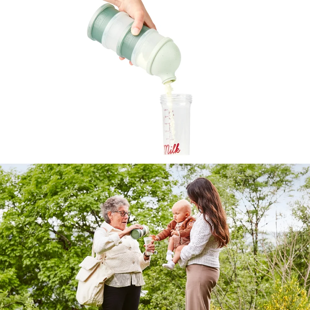 Babymoov dávkovač sušeného mléka Mineral Green