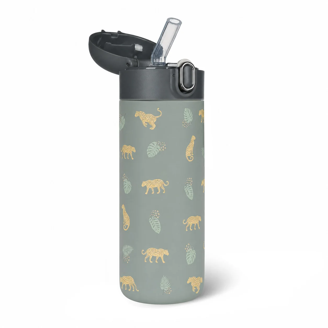 Zopa Termoska na tekutiny s brčkem 400 ml, Wild Gepard 8