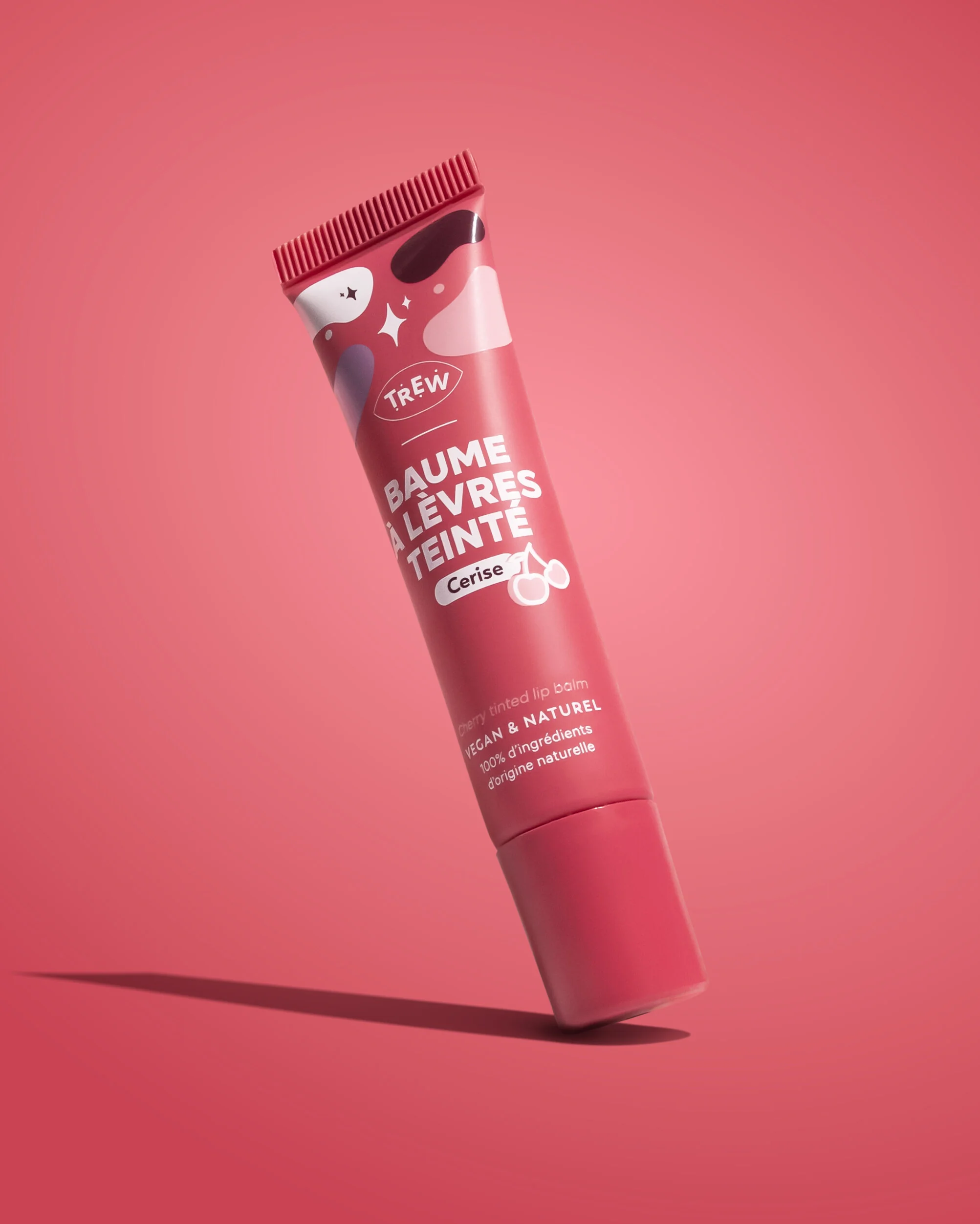 Trew Tónovací třešňový balzám na rty Cherry 15 ml